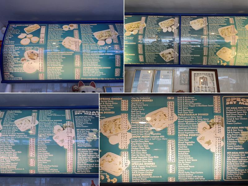 China Xpress Menu