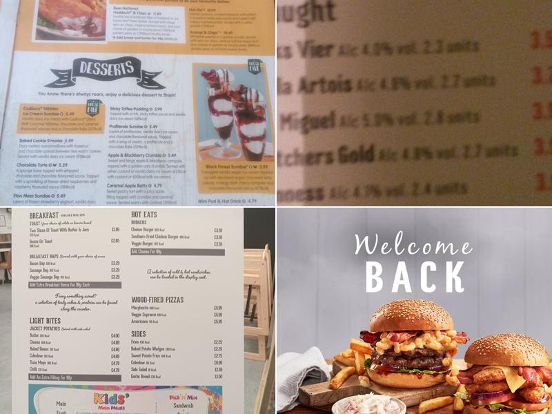 Pantruthyn Farm Table Table Menu