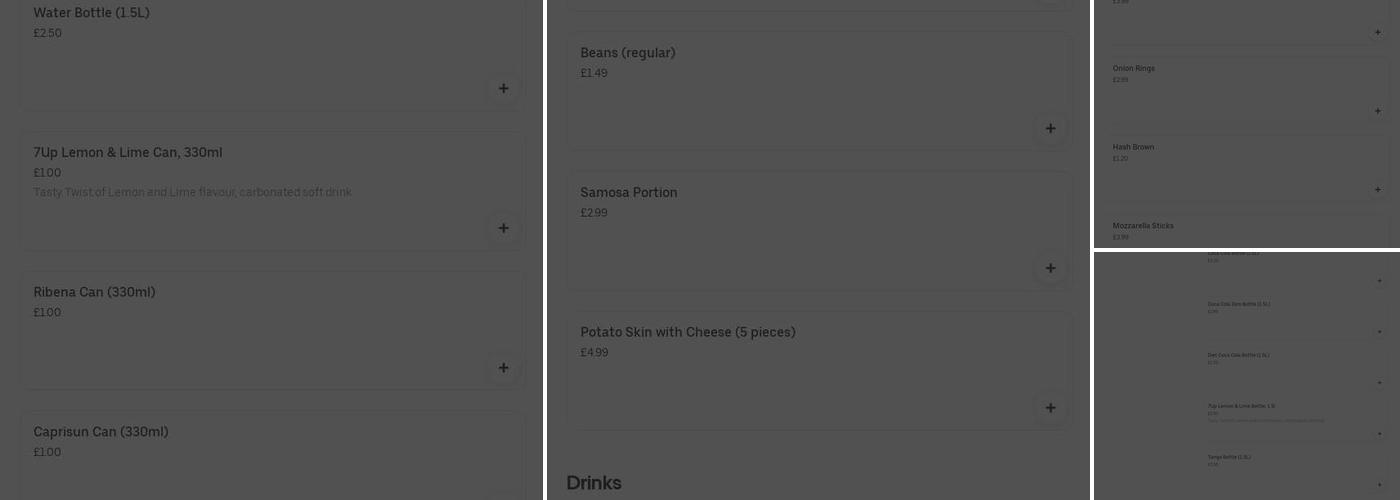 AVN Pizza Halal Menu