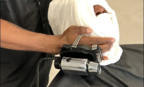 Halftime barber shop