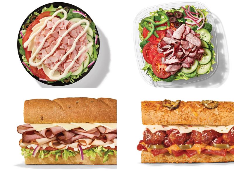 Subway Menu