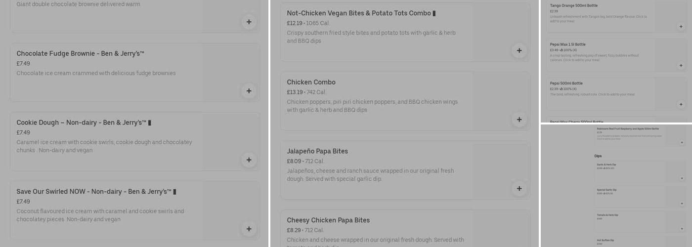 Papa Johns Pizza Menu