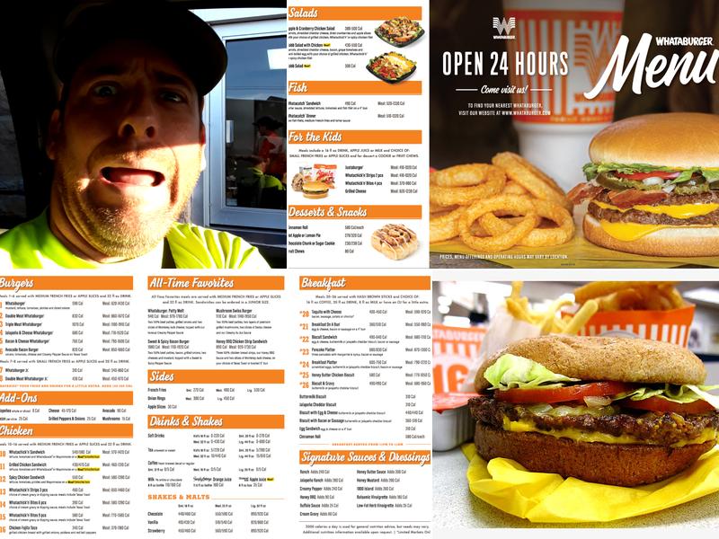 Whataburger Menu