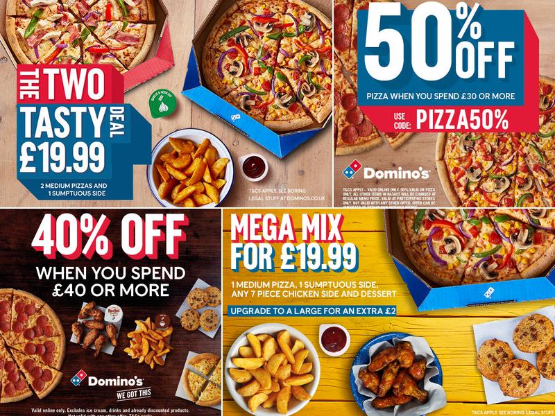 Domino's Pizza - Castle Donington Menu