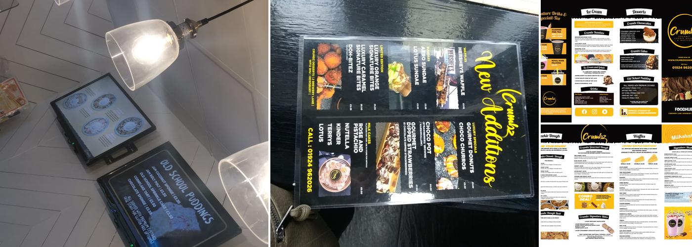 CRUMBZ Menu