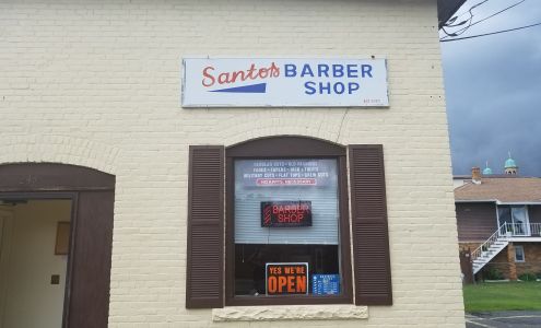 Santos Barber Shop 244 Hubbard St, Ludlow Massachusetts 01056