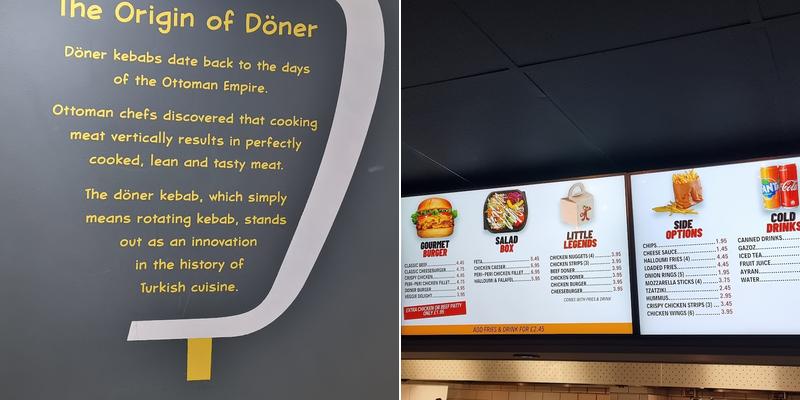 Original Döner Doncaster Menu