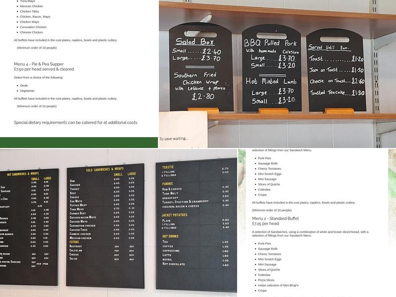 Dronfield Deli Menu