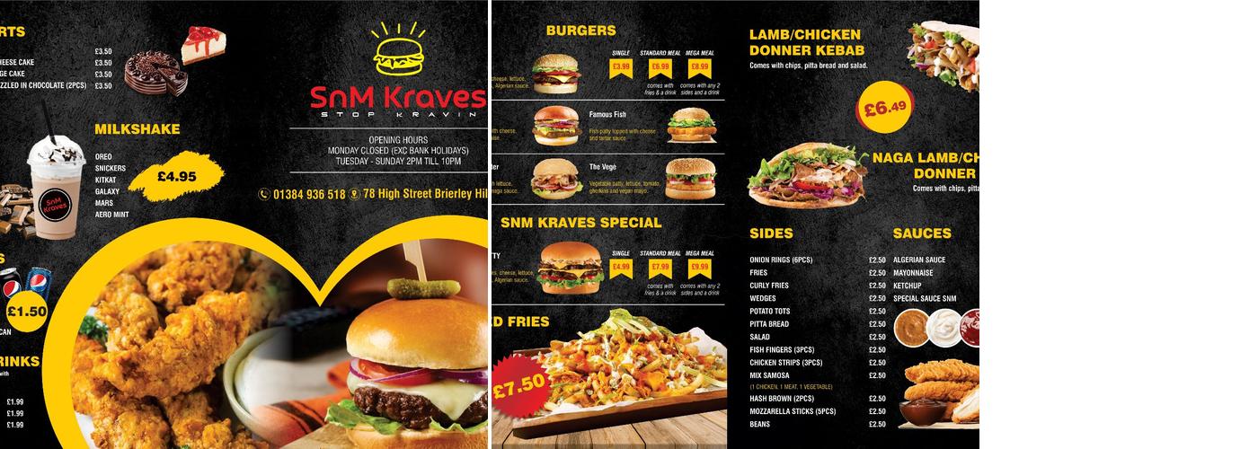 SnM Kraves Menu