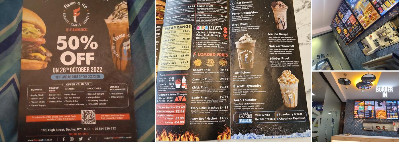 Flame & Ice Menu