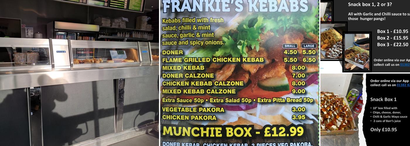 Frankies Fish & Chips, Pizzeria Menu