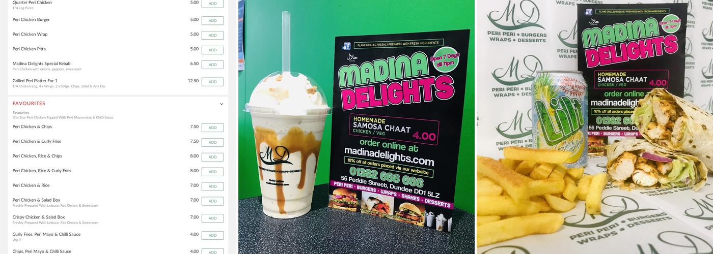 Madina Delights Menu