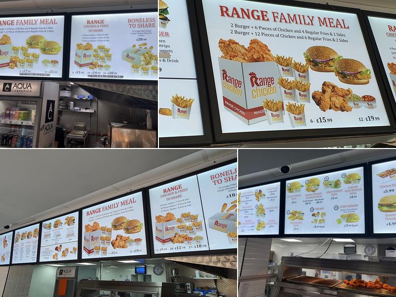 Range Chicken Menu