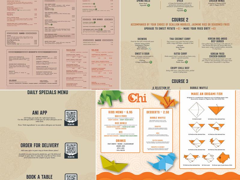 Chi Eastbourne Menu