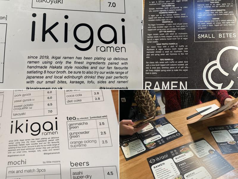 Ikigai Ramen Southbridge Menu