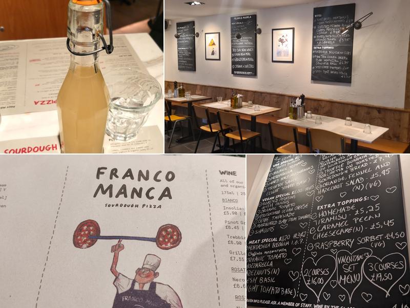 Franco Manca Edinburgh - Stockbridge Menu