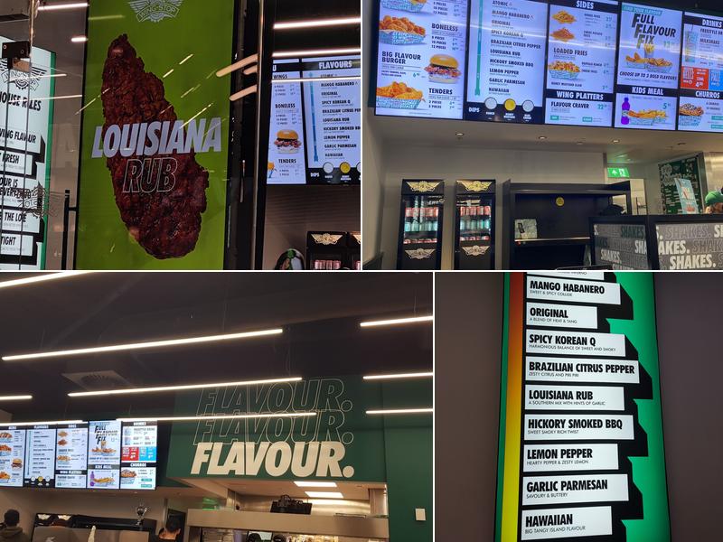 Wingstop Edinburgh St James Quarter Menu