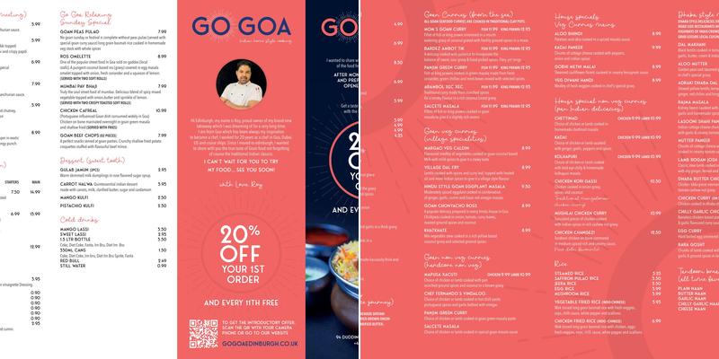 Go Goa Takeaway Menu