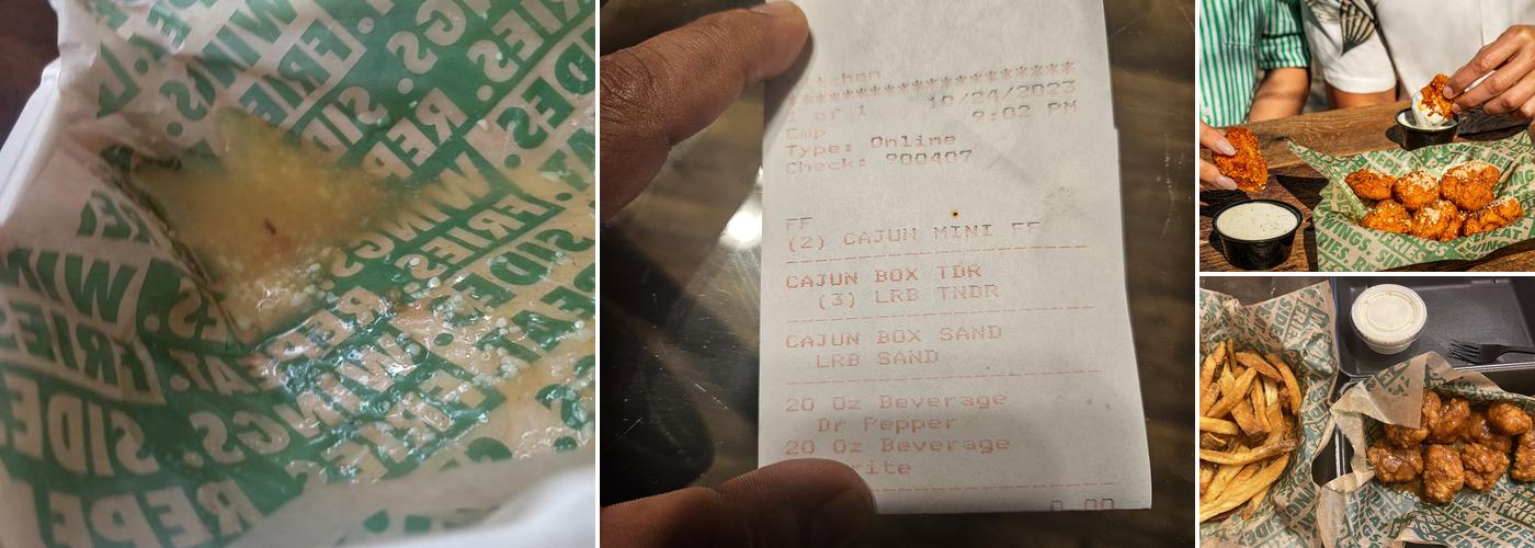 Wingstop Menu