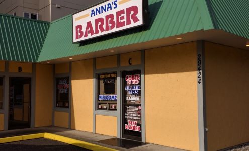 Anna's Barber Shop 29424 Pacific Hwy S, Federal Way Washington 98003