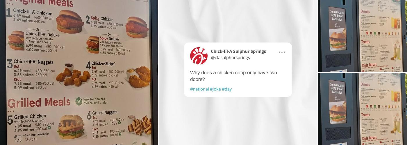 Chick-fil-A Menu