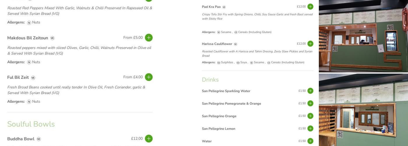 Salt’N’Fire Menu