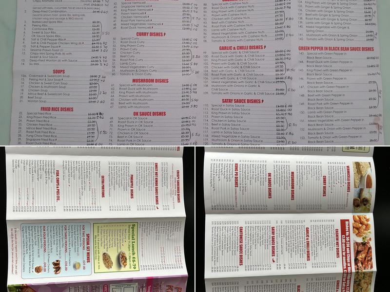 Peking Kitchen Menu