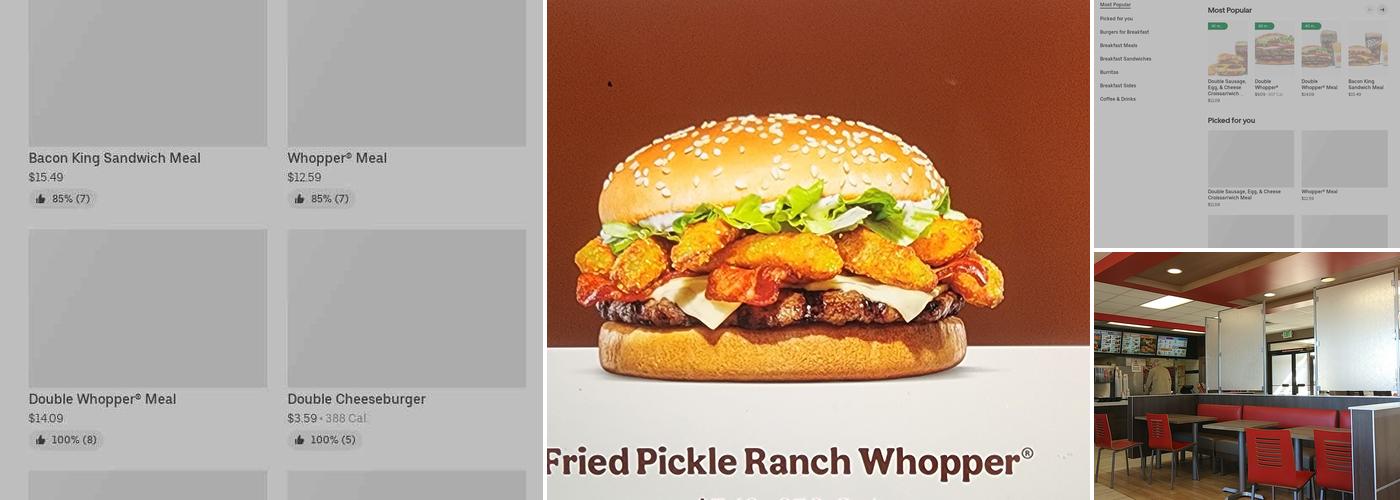 Burger King Menu