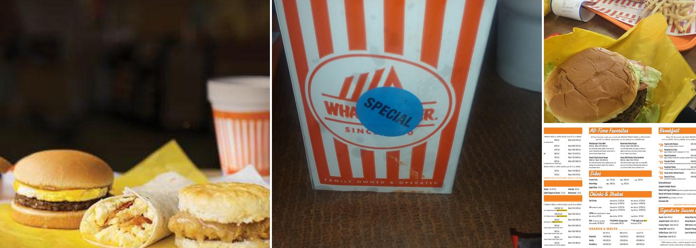 Whataburger Menu