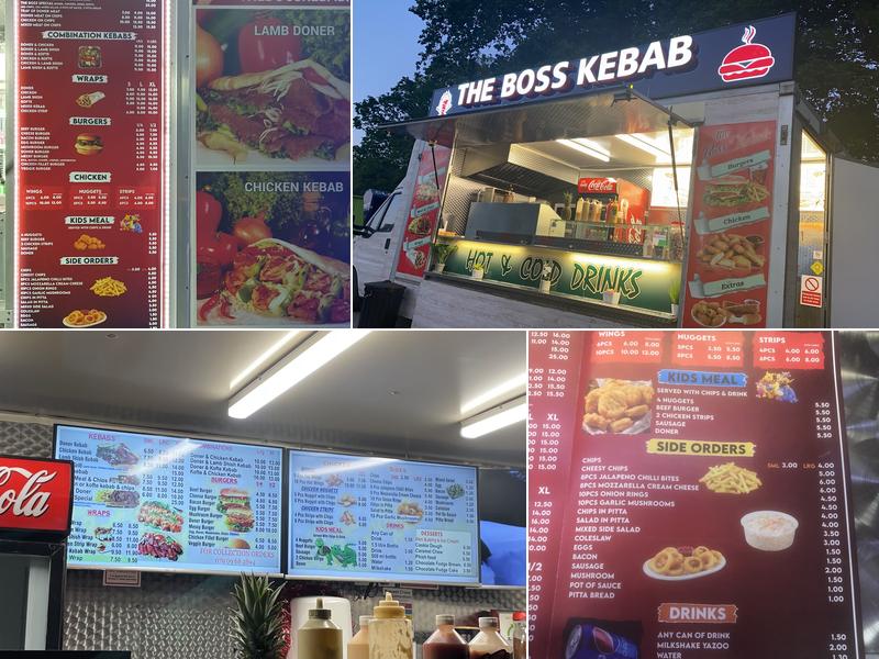 The Boss Cooks - Cafe & Kebab Menu