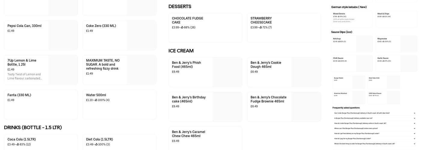 Burger Plus (Farnborough) Menu