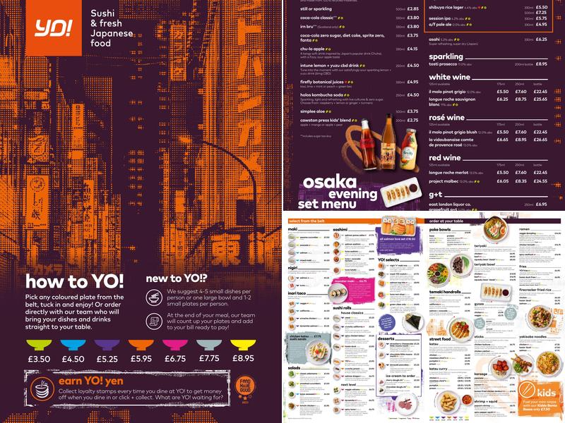 YO! Swansea Cadle Tesco Kiosk Menu