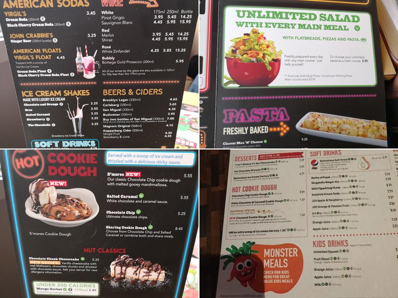 Pizza Hut Restaurants Menu
