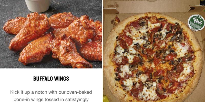 Papa Johns Pizza Menu