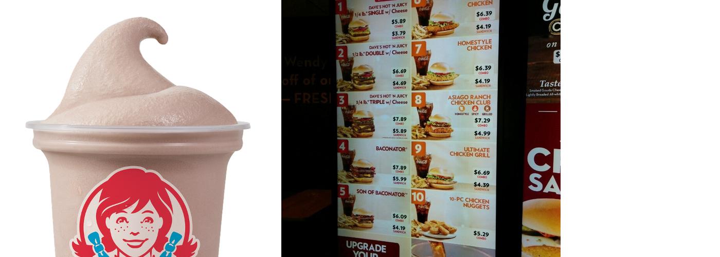 Wendy's Menu