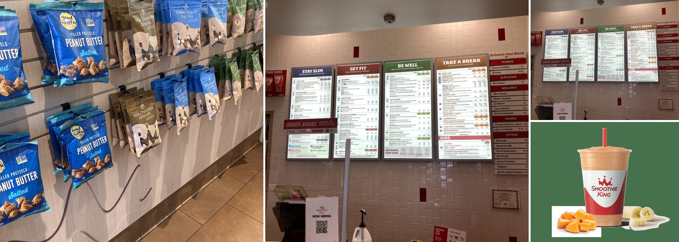 Smoothie King Menu