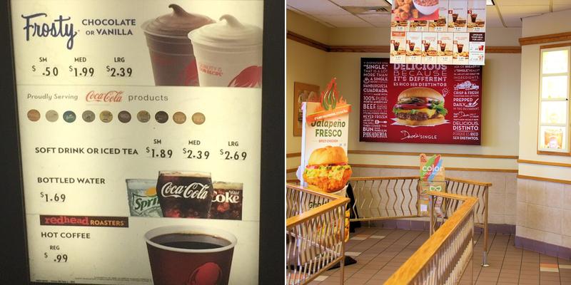 Wendy's Menu