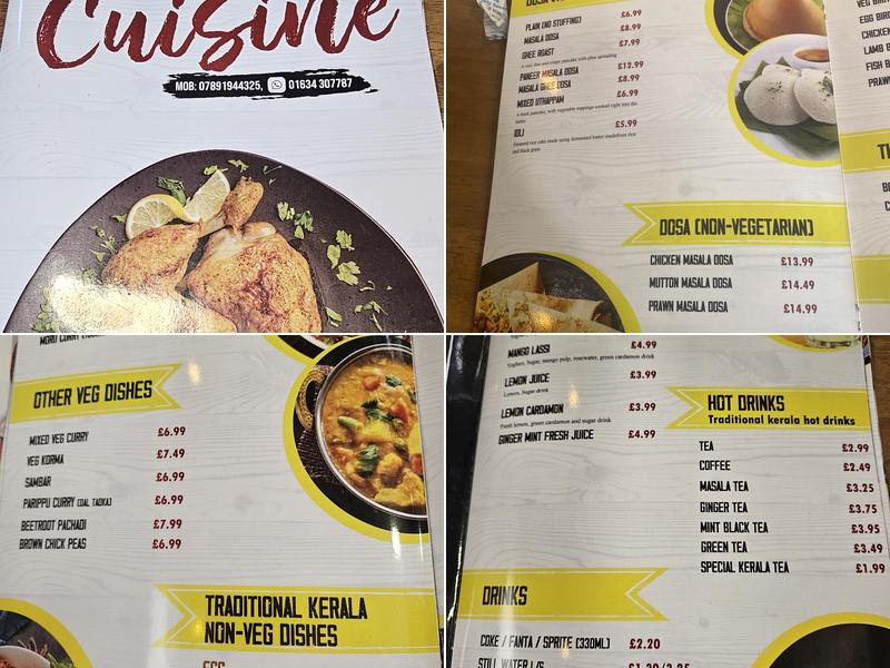 Pathiri Restaurant Menu