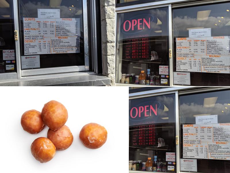 Shipley Do-Nuts Menu
