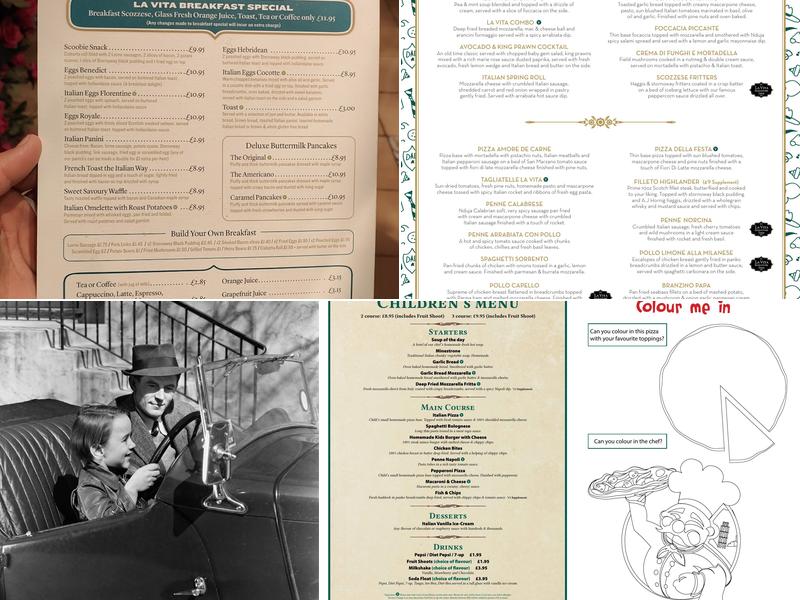 La Vita Barrachnie Menu