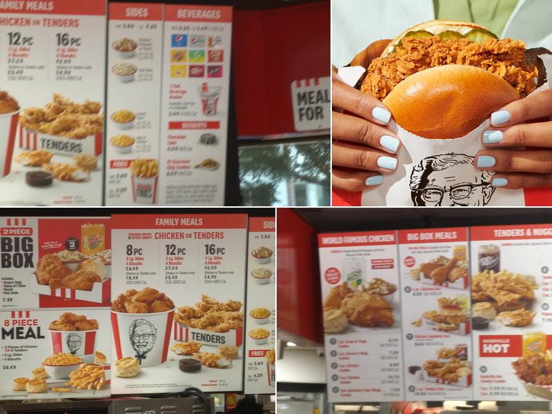 KFC Menu