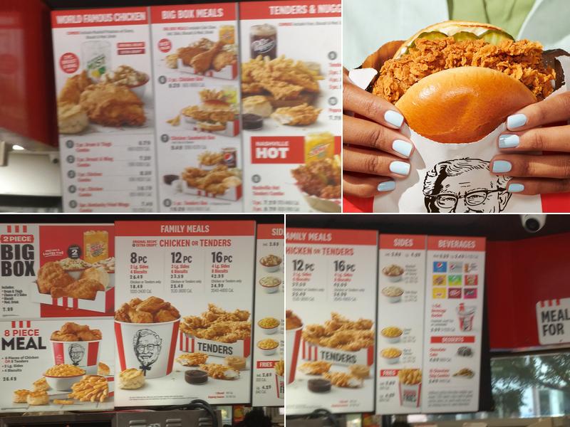 KFC Menu