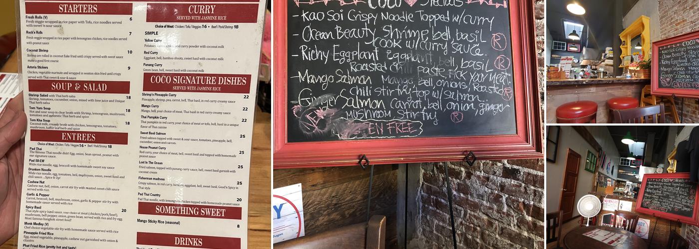 Curry&CoCo Thai Eatery Menu