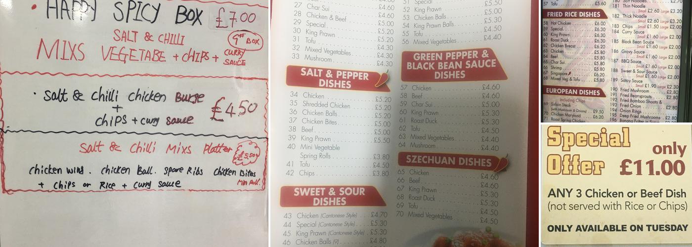 New Happy Eat Chinese Takeaway Menu