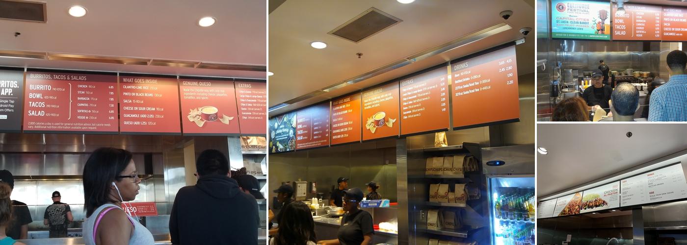Chipotle Mexican Grill Menu