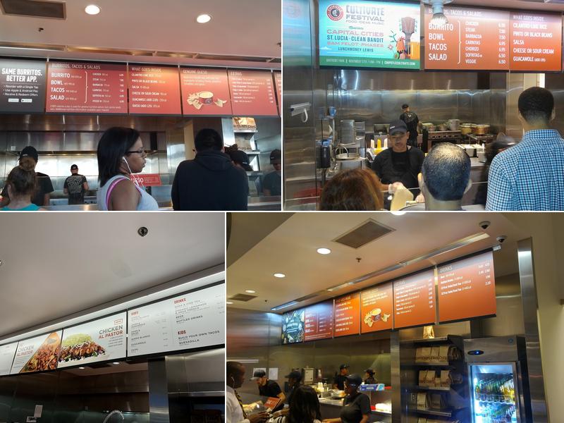 Chipotle Mexican Grill Menu