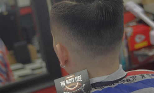 The Rusty Edge Tonsorial Parlor "Where Ya Leave Sharp" 617 1st Ave, Dodge City Kansas 67801