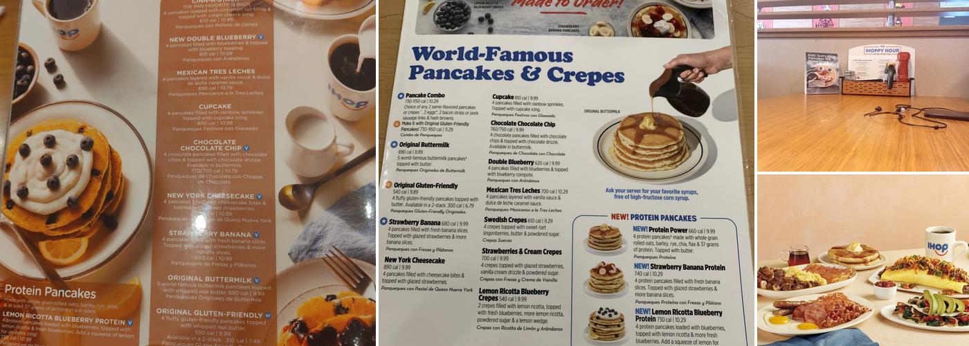 IHOP Menu