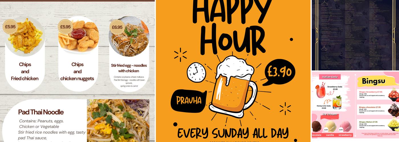 Phumin Thai Kitchen Menu