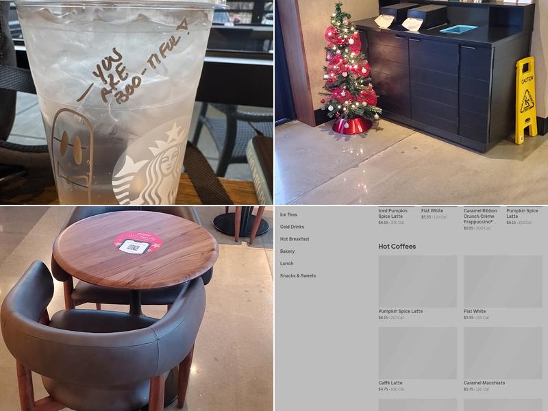Starbucks Menu